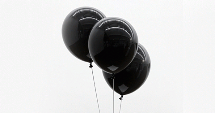 balon hitam